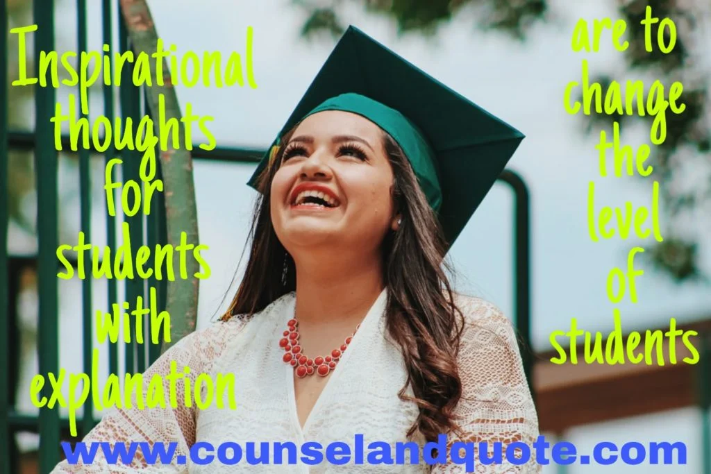 Inspirational Thoughts For Students With Explanation