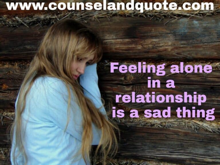 Feeling Alone In A Relationship