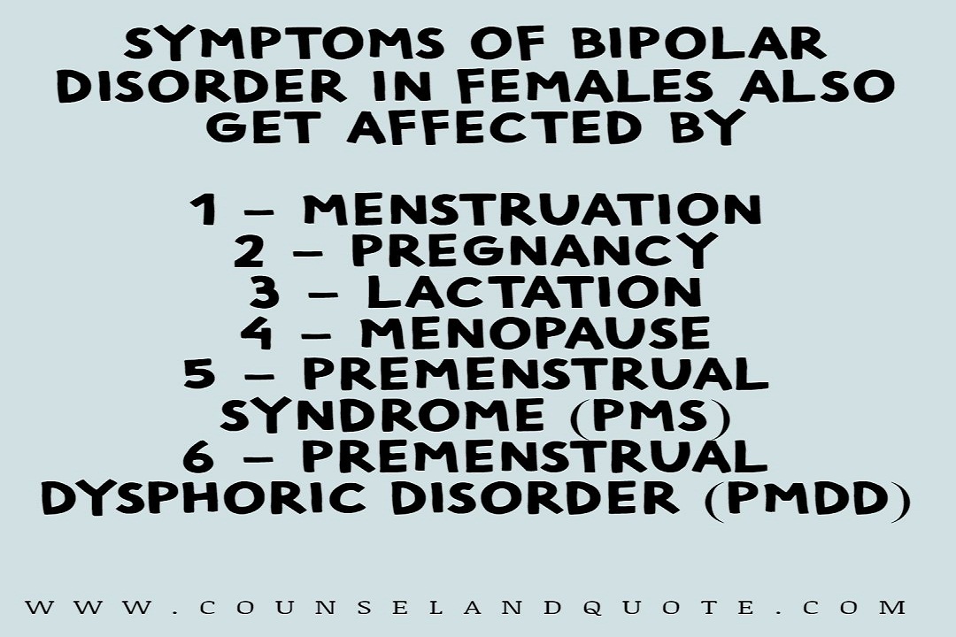 Bipolar Disorder Symptoms In Females 4