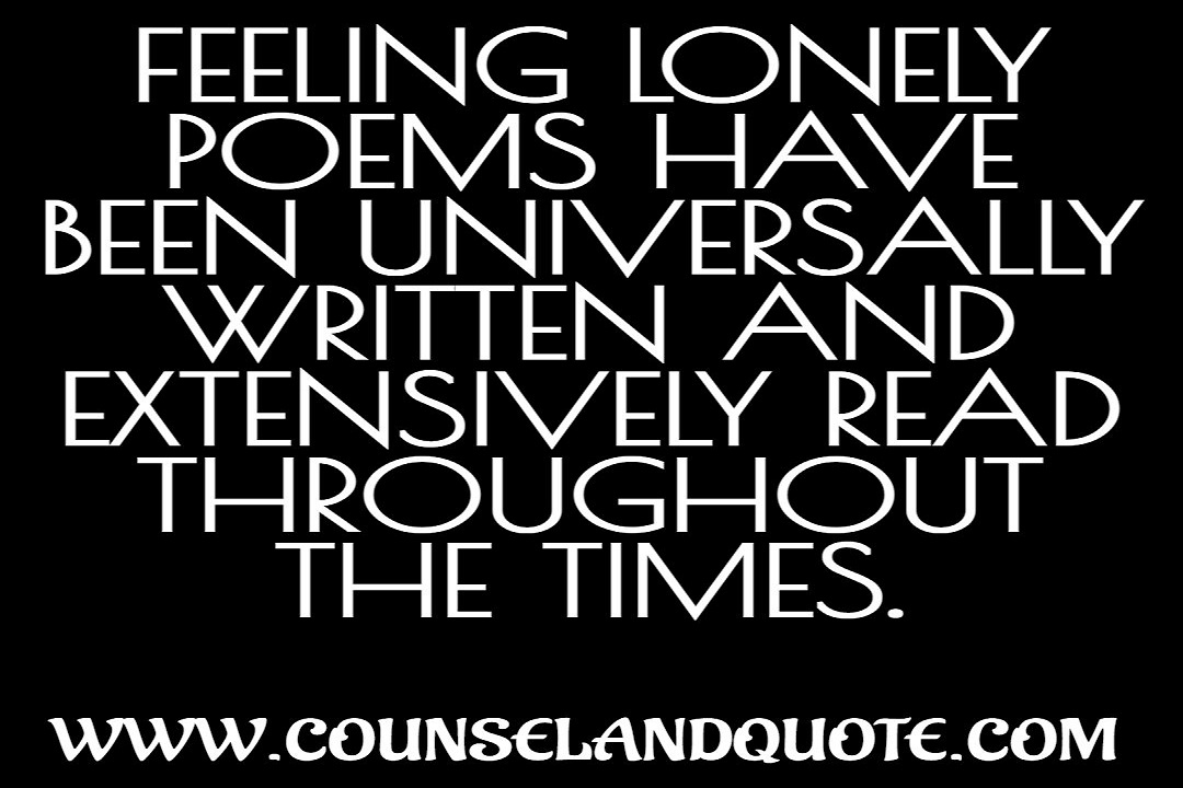 Feeling Lonely Poems 7