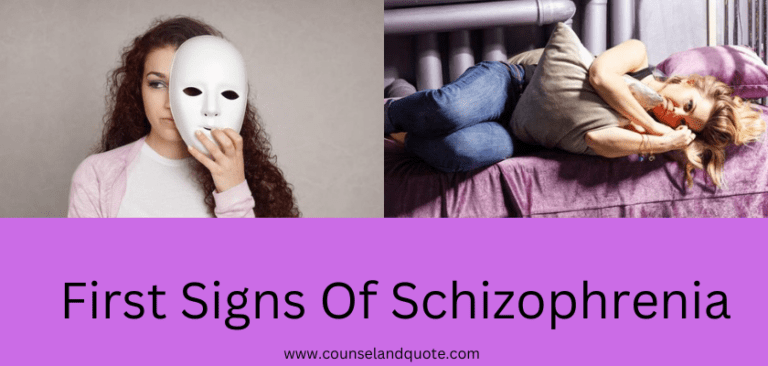 First Signs Of Schizophrenia