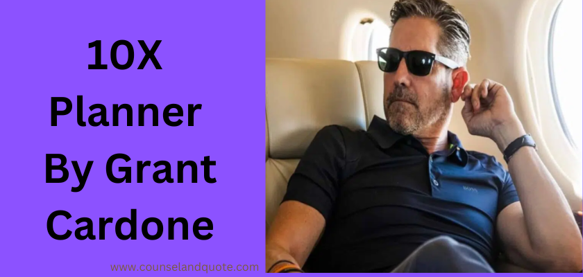 10X Planner By Grant Cardone