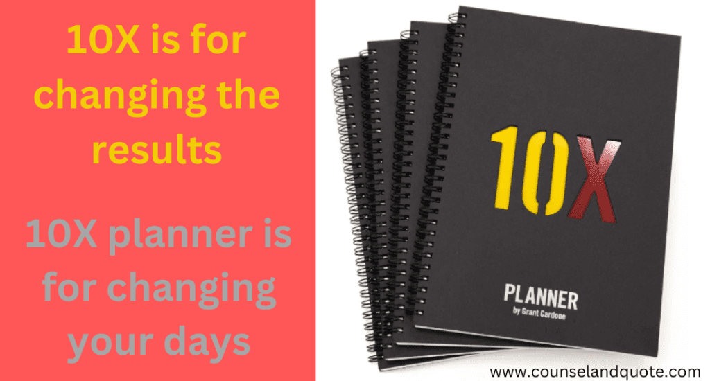 10x Planner for Entreprenuers