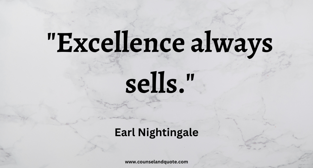 11 Excellence always sells