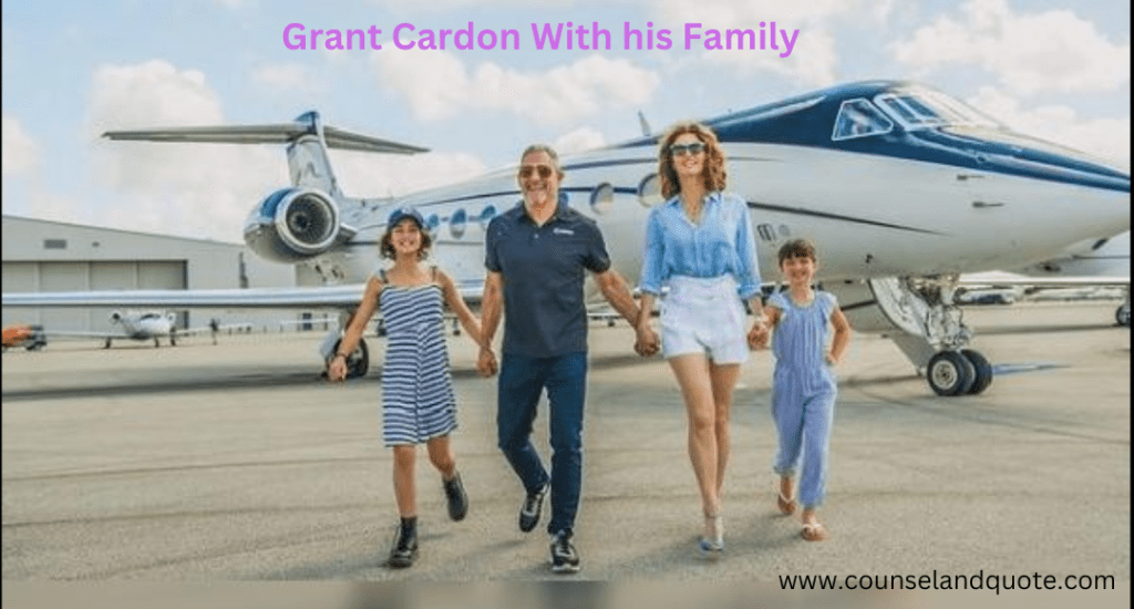 Grant Cardon With his Family