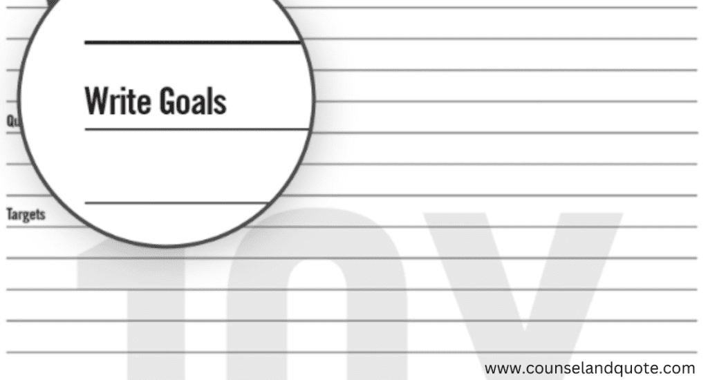 write goals on daily basis 2