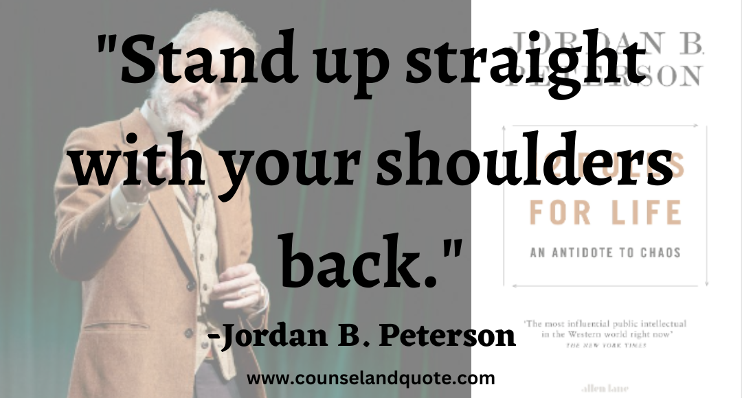 1 Stand up straight with your shoulders back