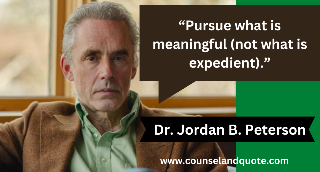 11 “Pursue what is meaningful (not what is expedient).”