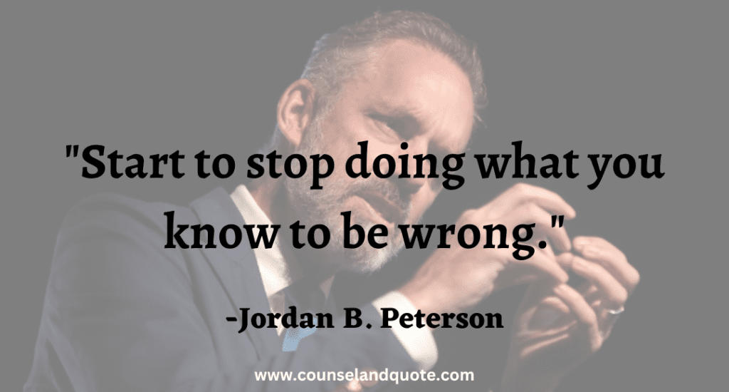 13 Start to stop doing what you know to be wrong