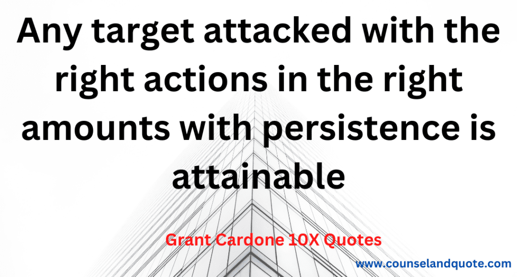 21- Any target attacked with the right actions in the right amounts with persistence is attainable