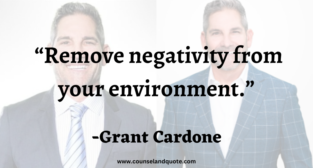 6 Remove negativity from your environment