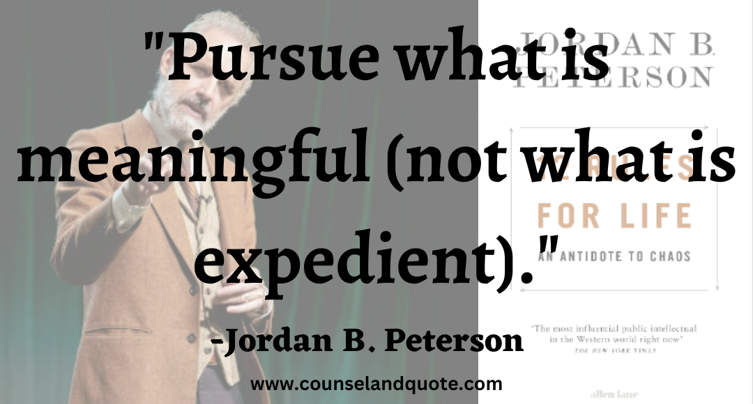 7 Pursue what is meaningful (not what is expedient).