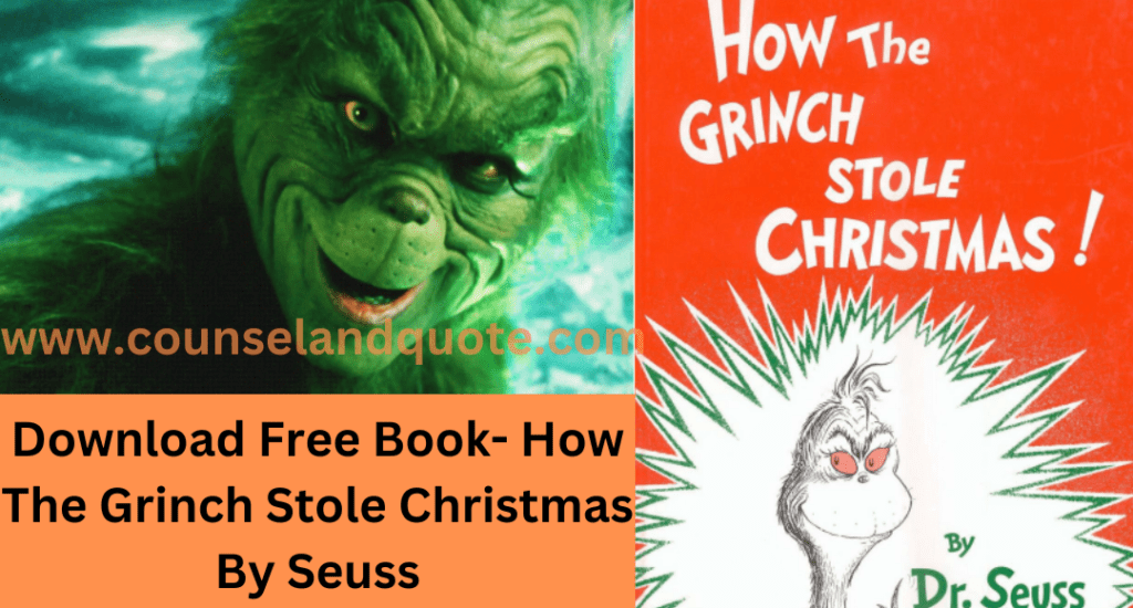 Download Free Book- How The Grinch Stole Christmas