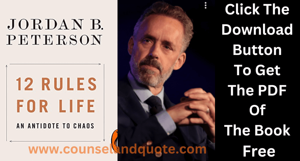 PDF Book 12 Rules For Life By Jordan Peterson