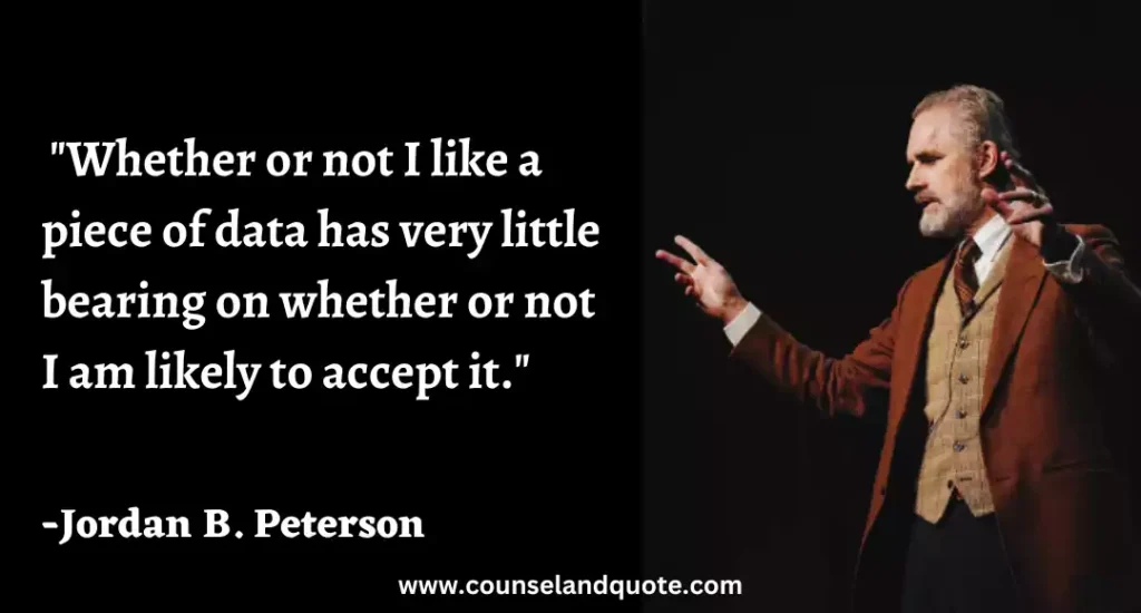 156 Whether or not I like a piece of data has very little bearing on whether or not I am likely to accept it.
