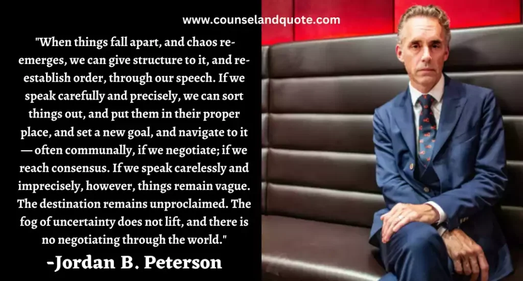 208 When things fall apart, and chaos re-emerges, we can give structure to it,