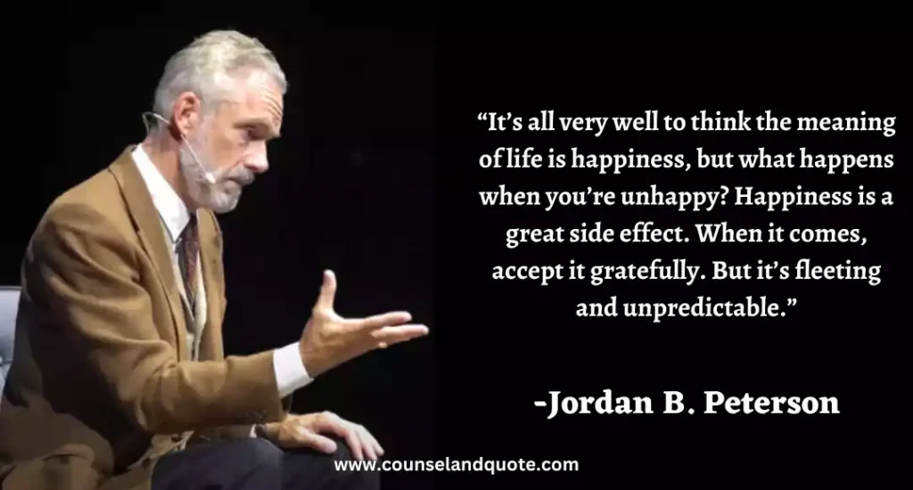 245 “It’s all very well to think the meaning of life is happiness