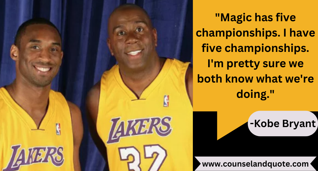 32 Magic has five championships. I have five championships. I'm pretty sure we both know what we're doing.
