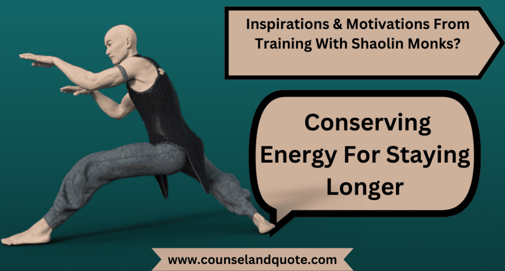 Conserving Energy For Staying Longer