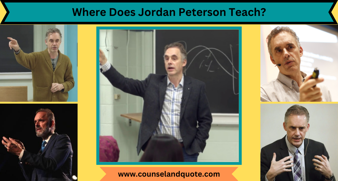 Where Does Jordan Peterson Teach