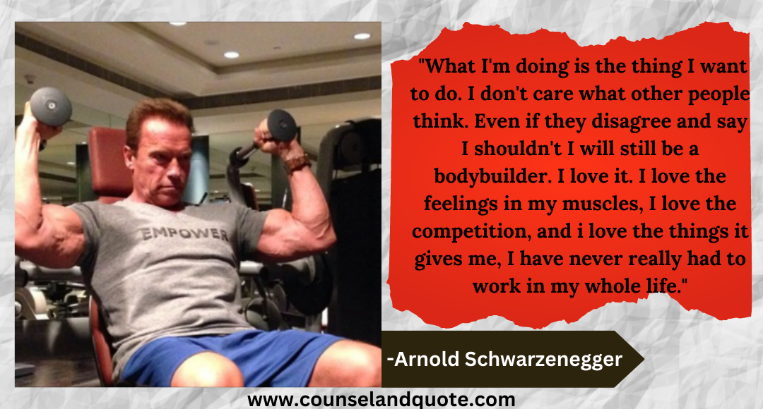 Arnold Schwarzenegger Gym Quotes 