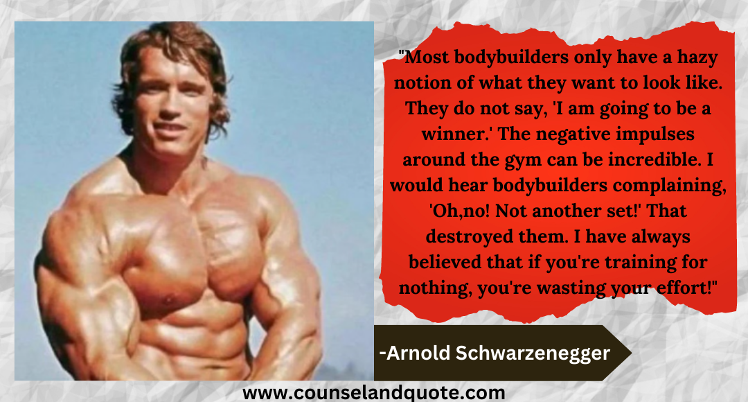 Arnold Schwarzenegger Gym Quotes 
