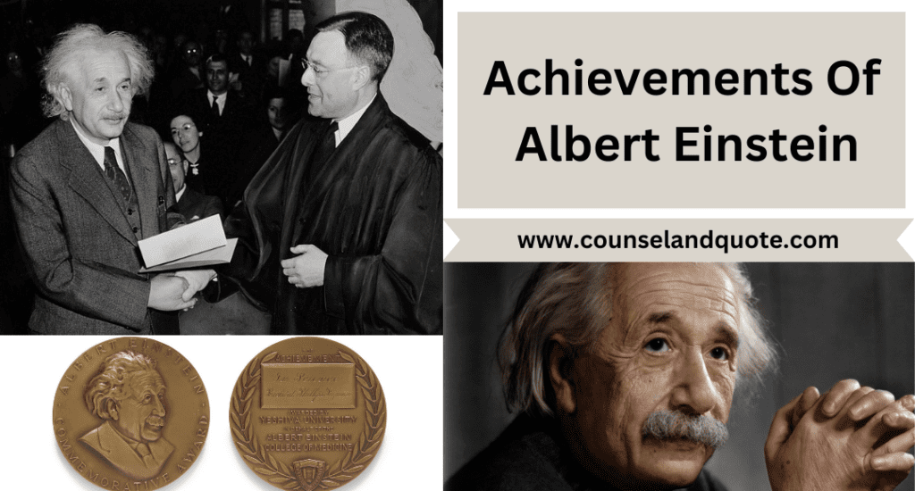 Achievements of einstein