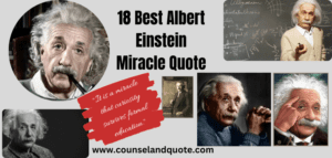Albert Einstein Miracle Quote