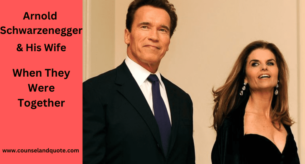 Arnold Schwarzenegger with spouse