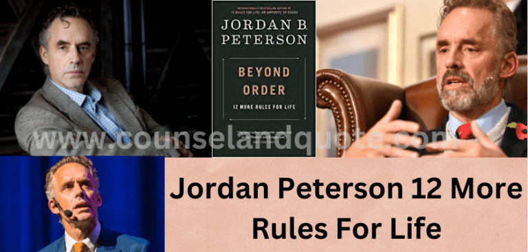 Jordan Peterson 12 More Rules For Life