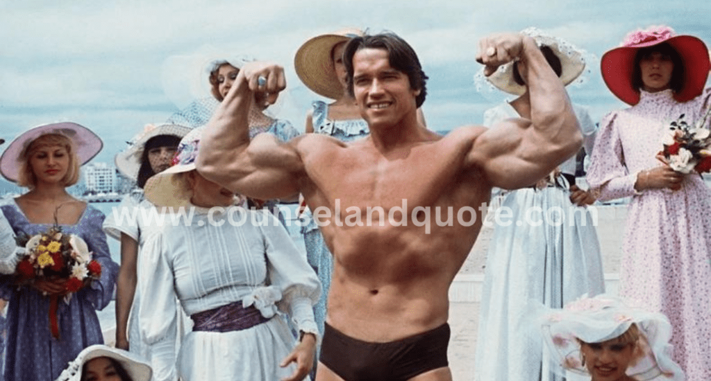 The Young Arnold bodybuilder