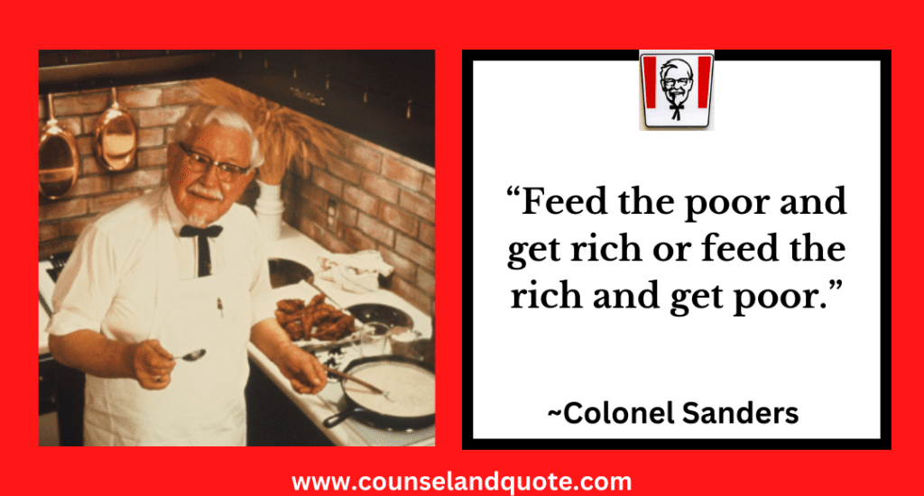 58 Best KFC Quotes| Colonel Sanders Quotes