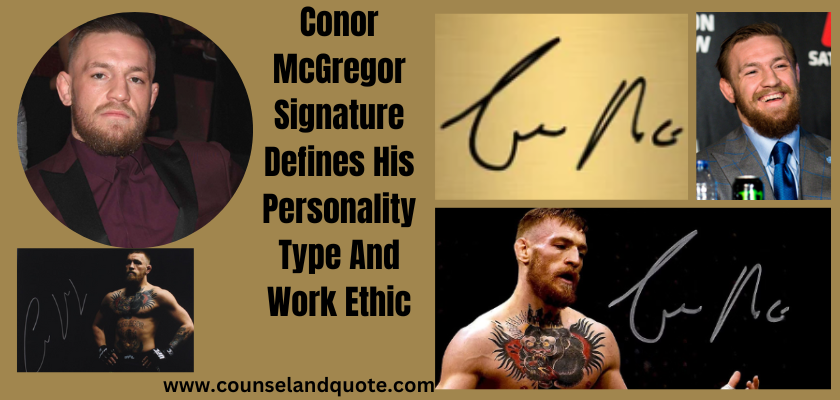 Conor McGregor Signature