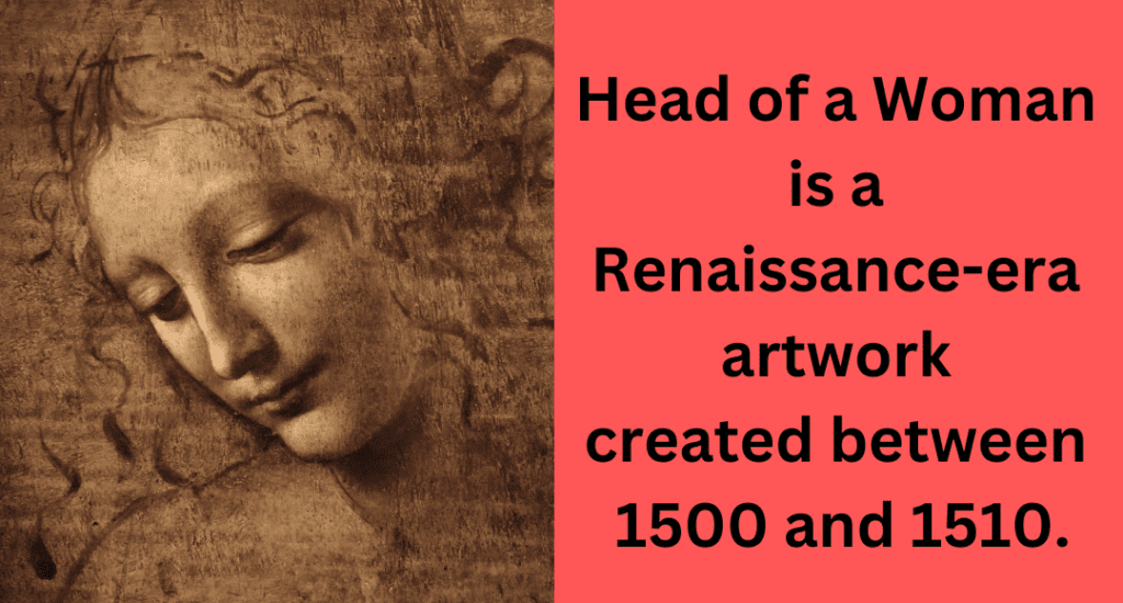 Head of a Woman is a Renaissance-era artwork created between 1500 and 1510.