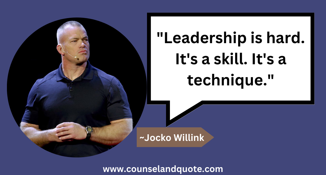 1 Leadership is hard. It's a skill. It's a technique.