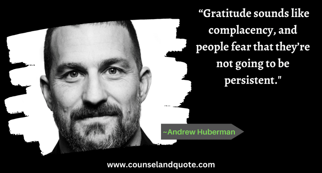 3 “Gratitude sounds like complacency