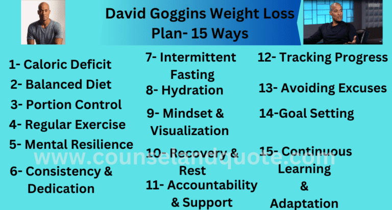 What Is David Goggins Weight Loss Plan 5343