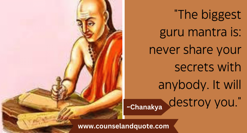 2 The biggest guru mantra is never share your secrets