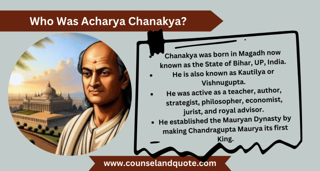 A Who Was Acharya Chanakya