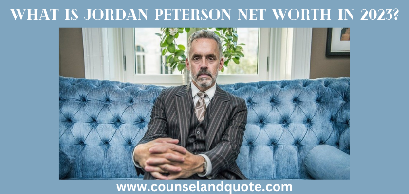 What Is Jordan Peterson Net Worth