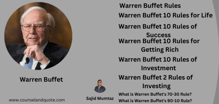 Warren Buffet 10 Rules