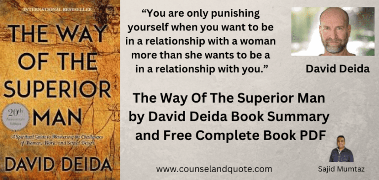 The Way Of The Superior Man by David Deida Book Summary