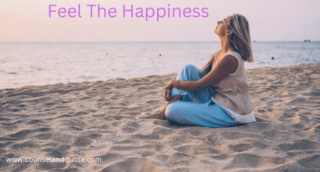 Feel the happiness