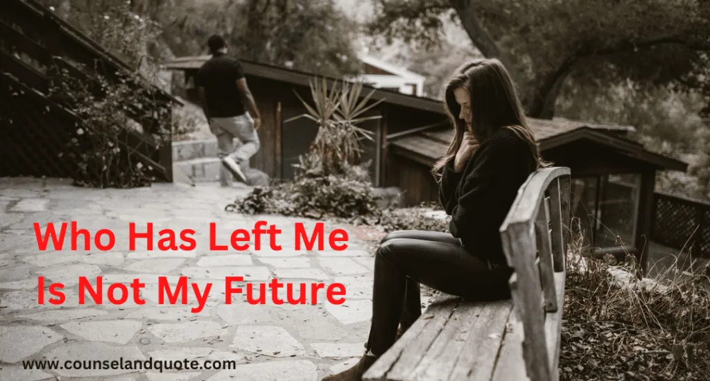 let people walk away. They are not your destiny.