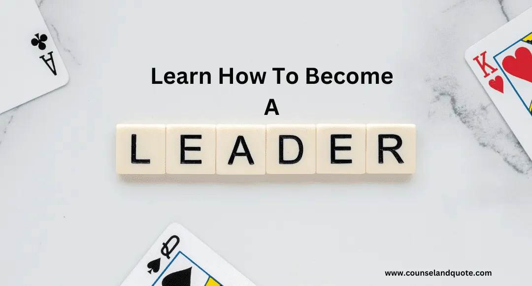 Become a leader