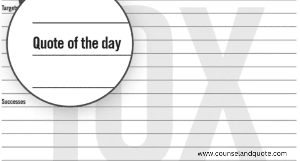 write your quote of the day 3