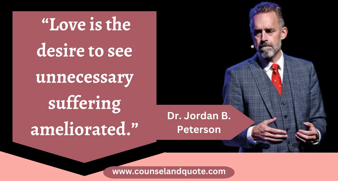 1 “Love is the desire to see unnecessary suffering ameliorated.”