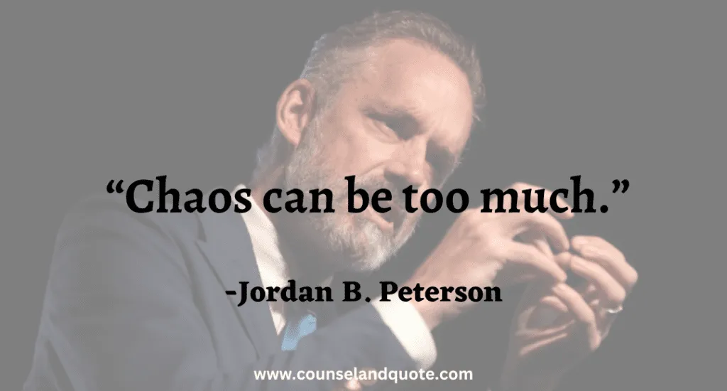 12 Chaos can be too much