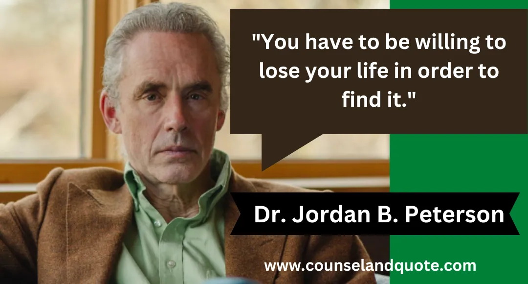 27 You have to be willing to lose your life in order to find it.