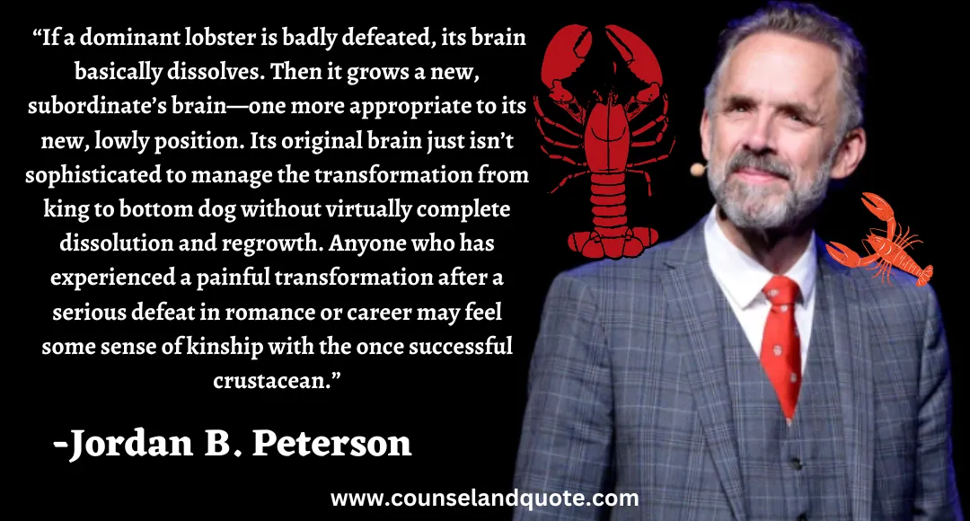 4 “If a dominant lobster is badly defeated, its brain basically dissolves.